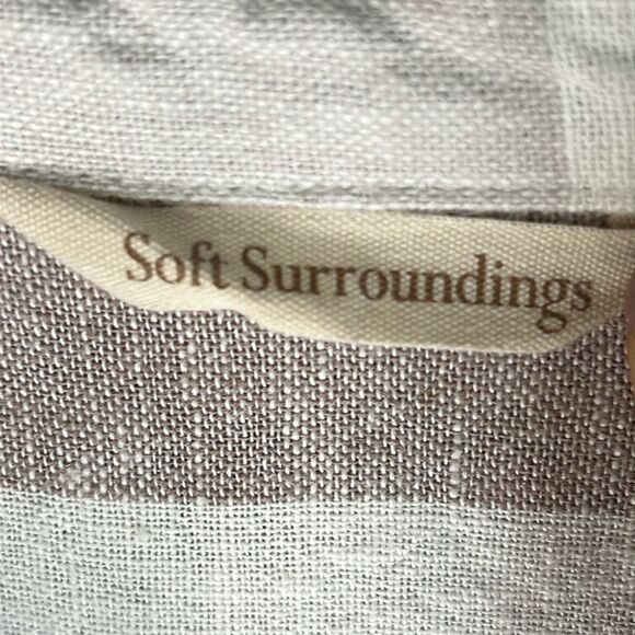 Soft Surroundings Carreux Shirt Plaid Size Small - Picture 3 of 8